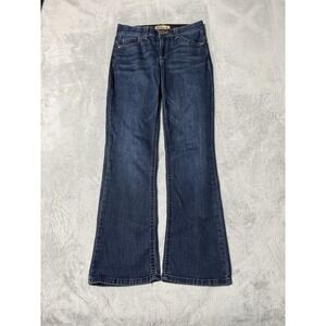 Democracy Jeans Womens 8 Blue Bootcut Stretch Medium Wash Mid Rise 29x30